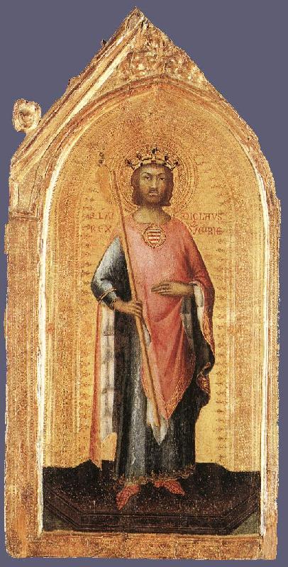 Simone Martini St Ladislaus, King of Hungary Germany oil painting art